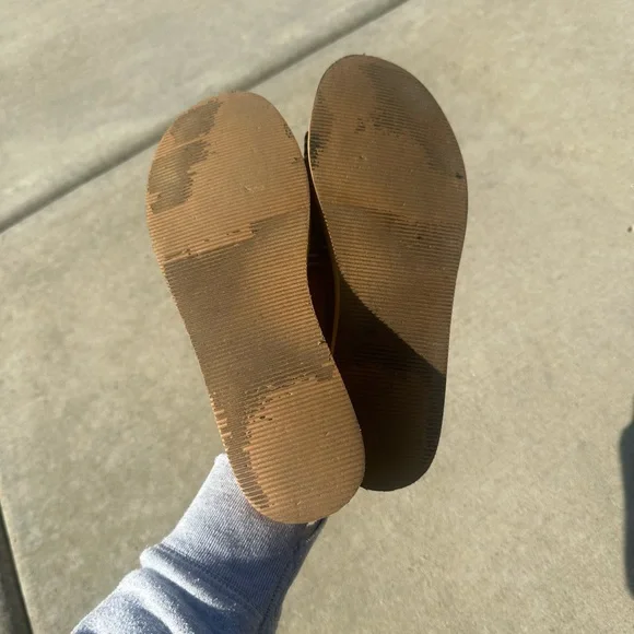 Madewell The Maddie Slide Sandal in Rainbow Stripe - Picture 5 of 6